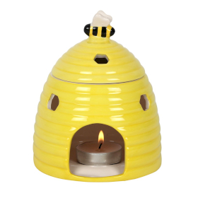 3x Yellow Beehive Oil Burner