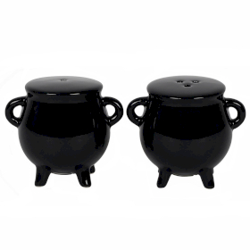 3x Cauldron Cruet Salt and Pepper Set