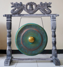 Small Gong in Stand - 25cm - Greenwash