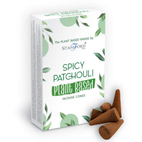 6x Plant Based Incense Cones - Spicy Patchouli