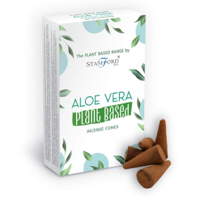 6x Plant Based Incense Cones - Aloe Vera