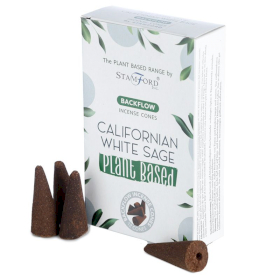 6x Plant Based Backflow Incense Cones - Californian White Sage