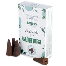 6x Plant Based Backflow Incense Cones - Jasmine Tea