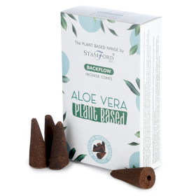 6x Plant Based Backflow Incense Cones - Aloe Vera