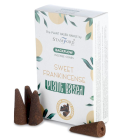 6x Plant Based Backflow Incense Cones - Sweet Frankincense