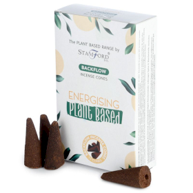 6x Plant Based Backflow Incense Cones - Energising