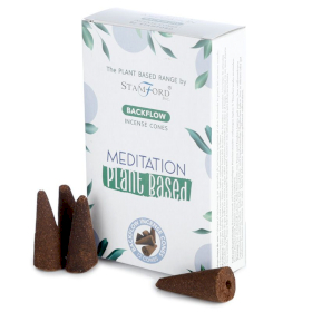 6x Plant Based Backflow Incense Cones - Meditation