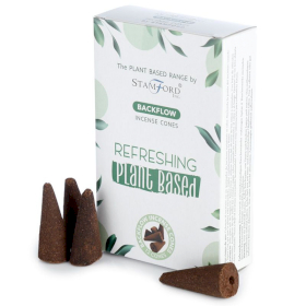 6x Plant Based Backflow Incense Cones - Refreshing