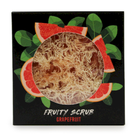 4x Fruity Scrub Soap on a Rope - Grapefruit
