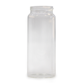30x 125 ml Clear Glass Tube Bottle