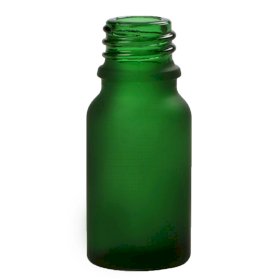 192x 10ml Frosted Green Bottles