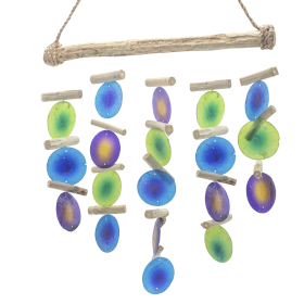 Green & Purple Driftwood Chime