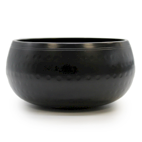 Med Black Beaten Bowl - 15cm