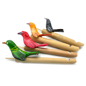 4x Bird Whistle - 4 assorted