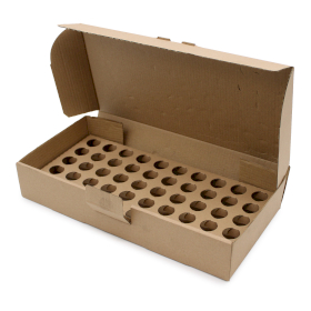 Kraft Box with Tray for 50 10ml Bottles