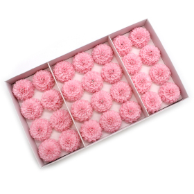 28x Craft Soap Flower - Small Chrysanthemum - Light Pink