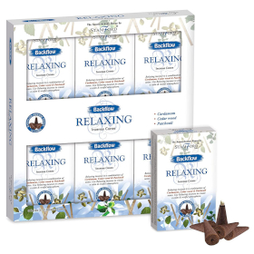 6x Aromatherapy Backflow Cones - Relaxing
