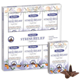 6x Aromatherapy Backflow Cones - Stress Release