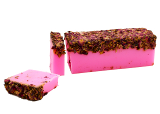 Rose & Rose Petals - Soap Loaf