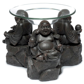 Peace of the East Wood Effect Chinese Buddha Oil Burner