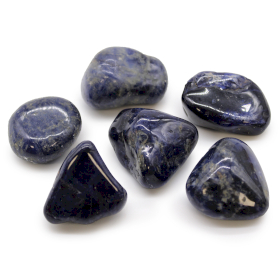6x Large African Tumble Stone - Sodalite - Pure Blue