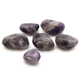 6x Large African Tumble Stone - Amethyst