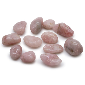 12x Medium African Tumble Stone - Rose Quartz