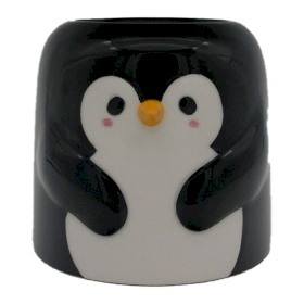 3x Penguin Shaped Ceramic Oil Burner