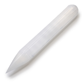 Selenite Wand - 16 cm (Point one End)
