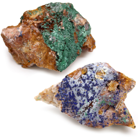 Mineral Specimens - Azurite Malachite (approx 20 pieces)