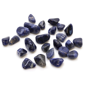 24x Small African Tumble Stone - Sodalite - Pure Blue