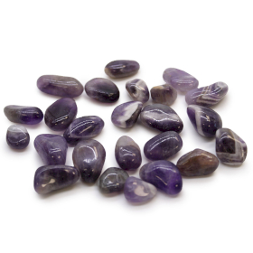 24x Small African Tumble Stone - Amethyst