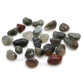 24x Small African Tumble Stone - Bloodstone - Sephtonite
