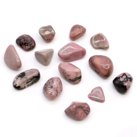 24x M Tumble Stone - Rhodonite