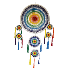 Extra Large Dreamcatcher - Vivid Rainbow