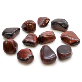 18x XL Tumble Stones - Red Tiger Eye