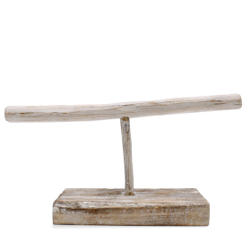 Single Branch Jewllery Stand - Whitewash