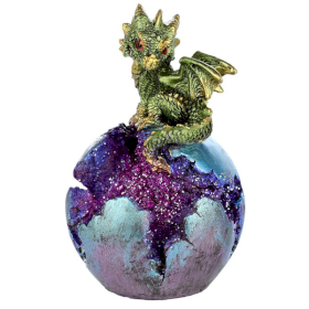 Baby Dragon LED Geode Dragon Egg (asst)