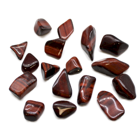 24x Pack of 24 Tumble Stones - Red Tiger Eye
