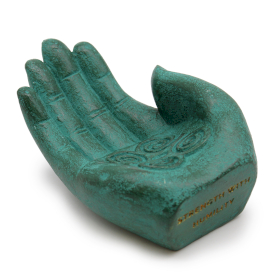 Hand Incense Burner - Strength (green)