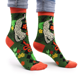 3x Hop Hare Bamboo Socks - Bali Jungle S/M