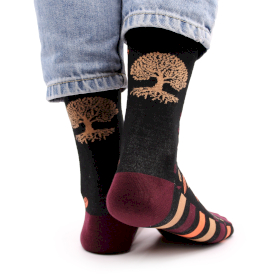 3x Hop Hare Bamboo Socks - Tree of Life S/M