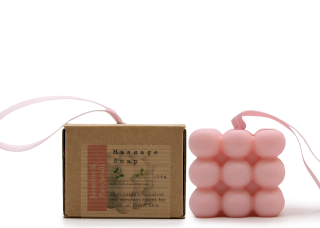 3x Boxed Single Massage Soaps - Jasmine & Patchouli