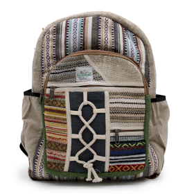 Large Backpack - Rope & Pockets Style