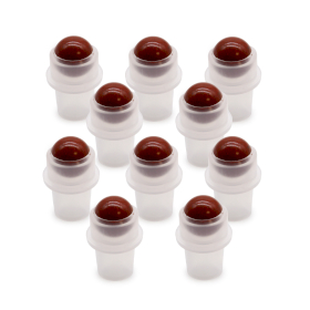 10x Gemstone Roller Tip for Bottle - Red Jasper