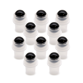 10x Gemstone Roller Tip for Bottle - Black Tourmaline