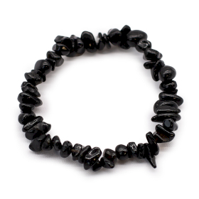12x Chipstone Bracelet - Black Agate