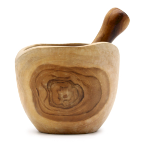 Ergo Teak Pestle & Mortar Large