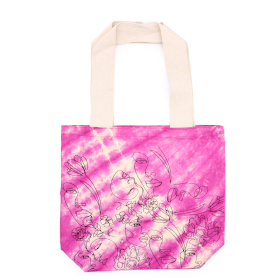 Tie-Dye Cotton Bag (6oz) - Pretty Face - Magento - Natural Handle