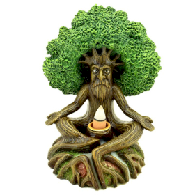Wise Old Tree Man of the Forest Backflow Incense Burner